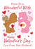 Cute Valentine’s Day Card - For Wife – Care Bears Love Card created by Danilo