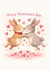 Hoppy Valentie's Day, Cute Bunny Card created by StudioMerryCo