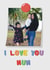 Classic Mother’s Day Card - I Love You Mum - Fridge Magnets created by Sophie Kent Illustration