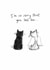 Heartfelt sympathy card for someone who has lost their female cat. created by Kathryn Doodle Player