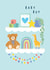 New Baby Boy - Cute - Nursery - Baby Toys - Rainbow - Teddy created by Rosanna Rossi