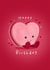 Cute Birthday Card - Heart - Jellycat created by katie illustrated