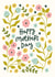 Classic Mother's Day Card - Florals - Stars created by Abbie Imagine