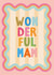 Classic Mother's Day Card - Wonderful Mam created by The Pattern Press