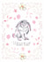 Pretty Pink Bunny Baby Girl Card created by Samantha