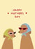 Cute Mother's Day Card - Sausage Dogs created by Ella Goddard