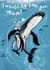 Cutie Mother's Day card – I whale-ly love you mum! Affectionate card to your mum created by Lydia. London