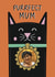 Cute Mother's Day Card - Black Cat - Purrfect Mum created by Muses & May