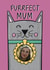 Cute Mother's Day Card - Greyr Cat - Purrfect Mum created by Muses & May 