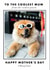 Funny Dog Mum Happy Mother's Day Card - Cool Mum Cool Pooch I Woof You created by I AM A