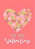 Cute Floral heart perfect for Valentine’s Day created by Ingrid Poole
