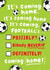 World Cup humorous birthday card created by Emma Proctor