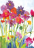 A painterly meadow of flowers, a card for sharing for birthdays or to say hello. created by Diana Fegredo