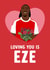 Fun Valentine's Day/Anniversary Card - Loving You Is Eze - Arsenal created by The Cake Thief