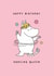 Cute Birthday Card - For Her - Dancing Queen created by Moomin Characters