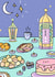 Cute Eid - Ramadan - Sehri - Iftar Card for your family and friends created by Lil Nu Souk