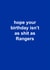 Funny Birthday Card - Rangers FC - Hope Your Birthday Isn't As Shit As Rangers created by The Cake Thief