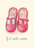 Cute Get Well Card - Shoes - Mice created by Love Lucy Illustration