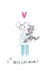 Cute Mother's Day Card - Best Cat Mum created by Sketchy Muma