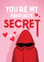 Fun Valentine's Day Card - The Traitors - My Favourite Secret - Situationship created by Mrs Best Paper Co.