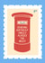 Cute Birthday Card - Sending Birthday Smiles Postbox Stamp created by Running with Scissors