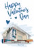 Classic Valentine's Day Card - Leeds United - Elland Road created by Moo & Snip