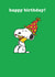 Cute Birthday Card - Snoopy - Hugging Woodstock created by Hype Cards