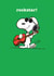 Cute Congratulations Card - Snoopy - Rockstar created by Hype Cards