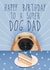 Cute Birthday Card for a Super Dog Dad created by The Merry Giraffe