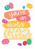 Sparkly Gemstone Appreciation Card - You're An Absolute Gem! created by Fox Card Co