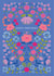 Pretty Birthday Card - For Her - Colourful Folk Flowers created by Nina Raby - Jones