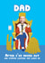 Funny Dad Birthday Photo Card – King of Savings Light Switch Joke created by @Cupsie's Creations