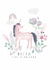 Cute Unicorn card for girls - Dream like a Unicorn created by Little Pipena 