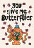 Cute & Romantic Mr Men Valentine's Card - You Give Me Butterflies created by Mr. Men