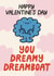 Cute Mr Men Valentine's Card - For Him - Mr Dreamy Dreamboat created by Mr. Men