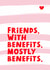 Funny Valentine's Day Card - Friends With Benefits created by Mrs Best Paper Co.