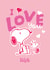 Cute Valentine’s Card – For Wife - Snoopy created by Danilo