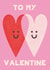 Cute Valentine's Day Card – Smiling Hearts created by Ohh Deer