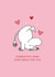 Moomin Valentine’s Day or Anniversary Card - Head Over Heels For You created by Moomin Characters