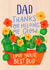 Classic Father’s Day Card - Helping Me Grow - Geraniums created by Nicola B Studio