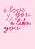 Cute Valentine's Day Card - I Love You and I Like You - Parks and Recreation created by LOMakes