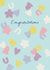 Traditional Wedding Card - Confetti - Congratulations created by Embletree Designs