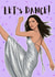 Funny Victoria Beckham Dance Birthday Card For Her created by Juniper Moon