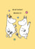 Cute Moomin Birthday Card - Birthday Boogie created by Moomin Characters