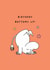 Cute Moomin Birthday Card - Bottoms Up created by Moomin Characters