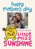 Cute Mother’s Day Card - From your Little Miss Sunshine created by Mr. Men
