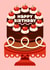 Classic Birthday Card - Chocolate Cake - Cherries created by Folio | Ian Owen