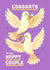 Cute Wedding Card - Love Birds - Congrats To The Happy Couple created by Folio | Ian Owen