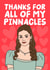 Funny Valentine's Day Card - Bridgerton - Francesca - Thanks For All Of My Pinnacles created by Studio Doodles