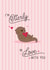 Cute Otter Valentine's Card - I'm Otterly in love with you Valentine's Card created by KDee Designs